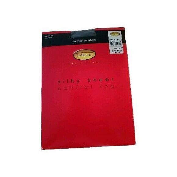 NOS Talbots Silky Sheer Pantyhose Control Top Sandaltoe Size B Soft Brown Classy - Picture 1 of 6